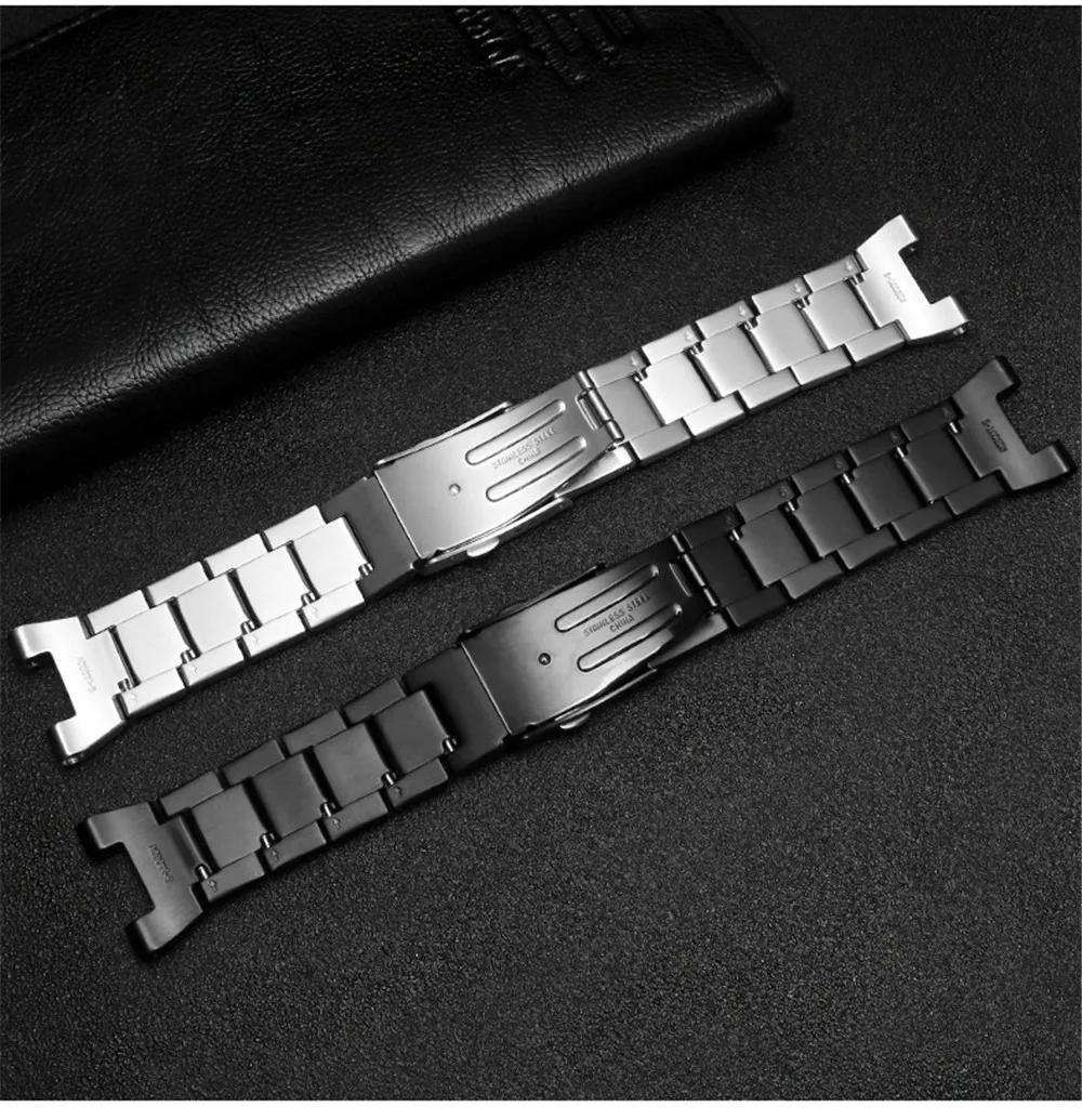 Strap Bracelet Stainless Steel Watchband For Gst-w300 Gst-400g Gst-b100 Gst-210 S100d/s110d/w110 Metal Watch Band
