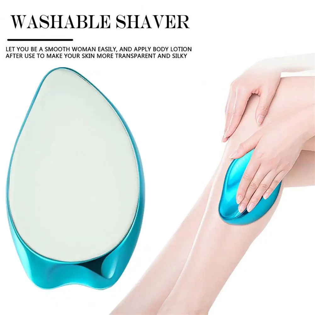 

Thigh Glass Razors Hair Remover Washable Manual Portable Physical Hair Remover Razors for Women
