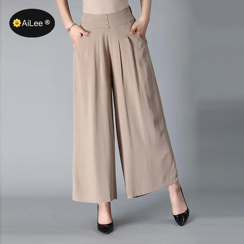 Big Size 4XL Linen Summer New Casual Women Shorts Skirts High Waist Wide Leg Pleated Skirt Women Soft Skirt Feminina Bermudas