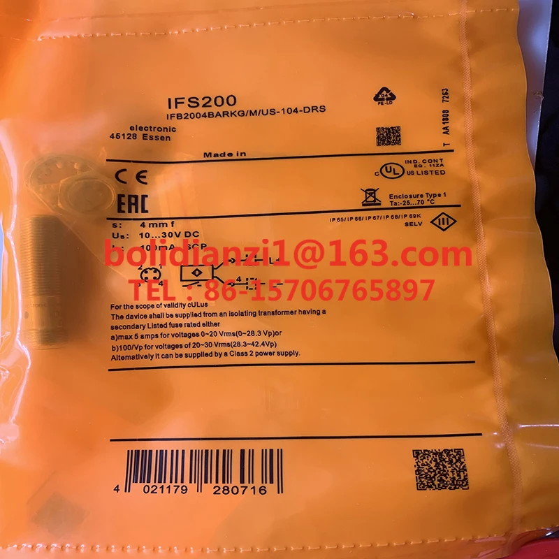 Оригинальный бесконтактный переключатель IFS204 IFS205 IFS212 IFS211 IFC204 Один год гарантии