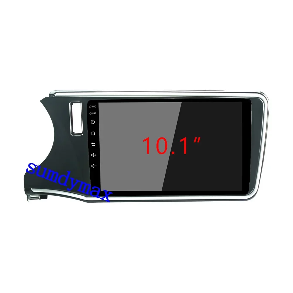 Автомобильная радиорамка Android для Honda city 2014-2018 2din Radio Fascias Panel Frame Fit 2Din 10-дюймовый