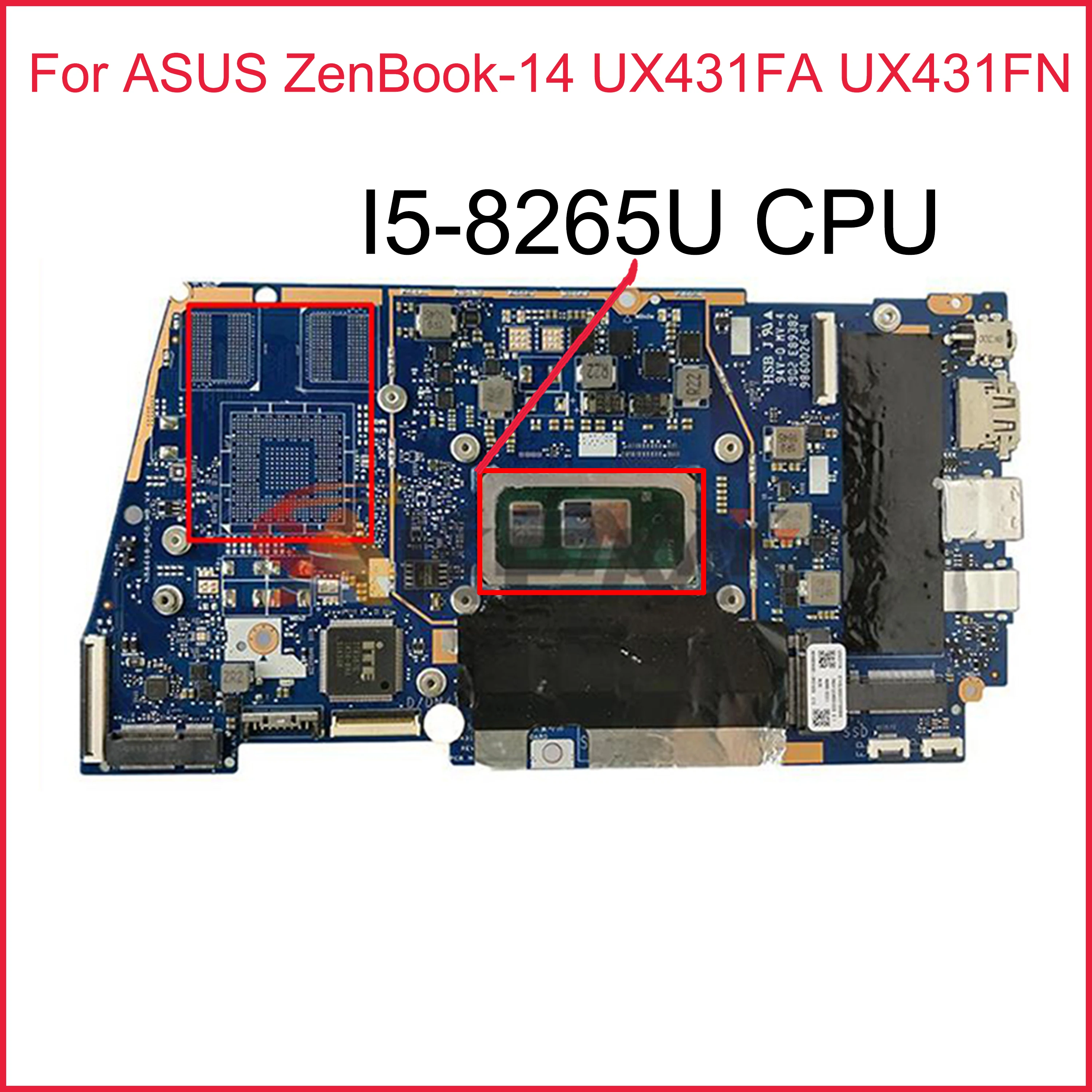 

Akemy UX431FA/FN ноутбук с диагональю экрана 8 Гб