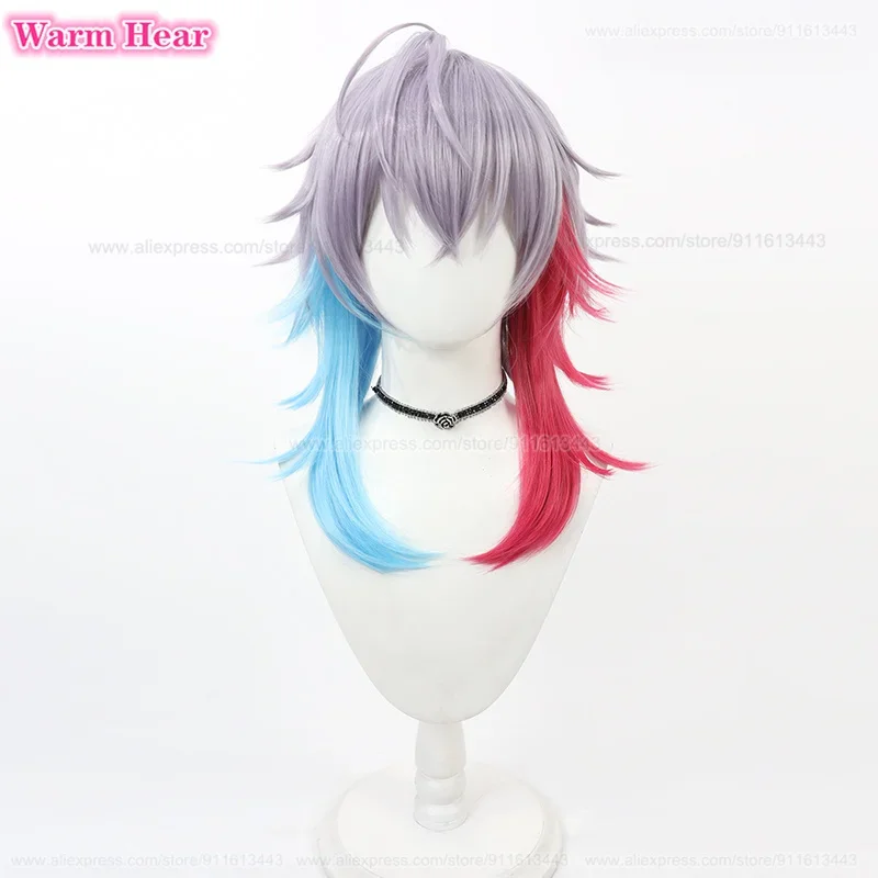 Новинка! Gavis Bettel косплей парик Vtuber Hololive длинный 35 см смешанный цвет термостойкие