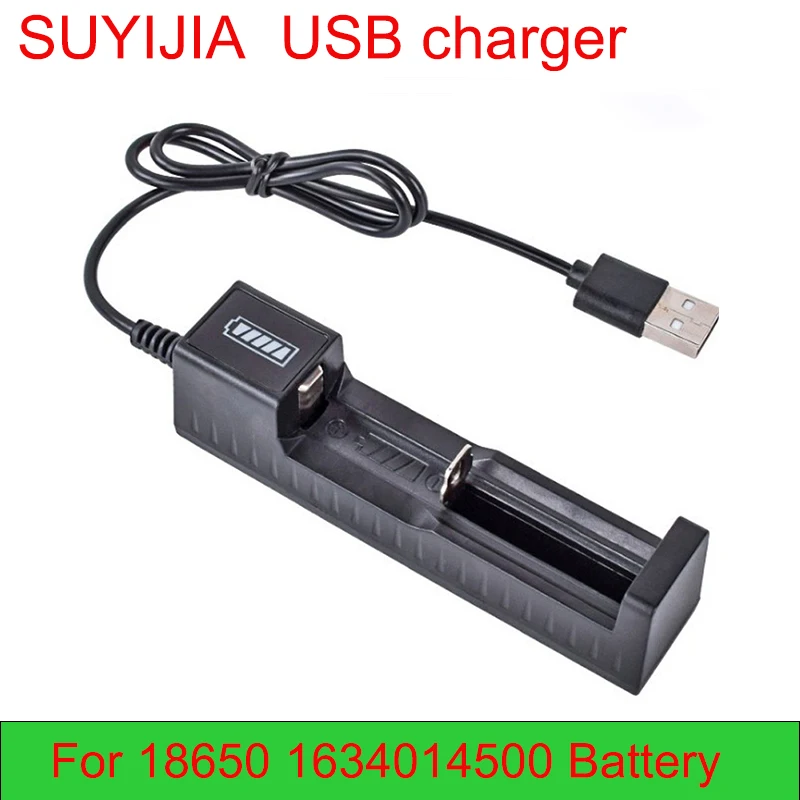 

Универсальное зарядное устройство для литий-ионных аккумуляторов 18650 16500 16340 14500 1 слот USB-интерфейс с кабелем умное зарядное устройство для перезаряжаемых аккумуляторов