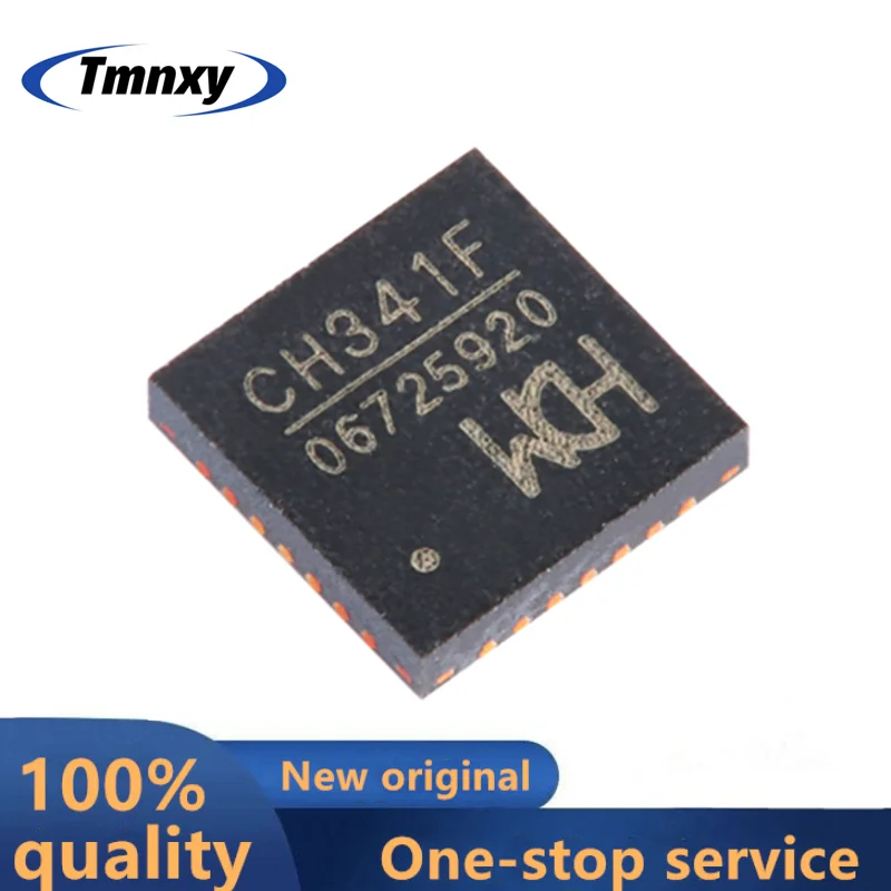 

10PCS Genuine CH341F QFN-28 USB Bus Adapter Chip