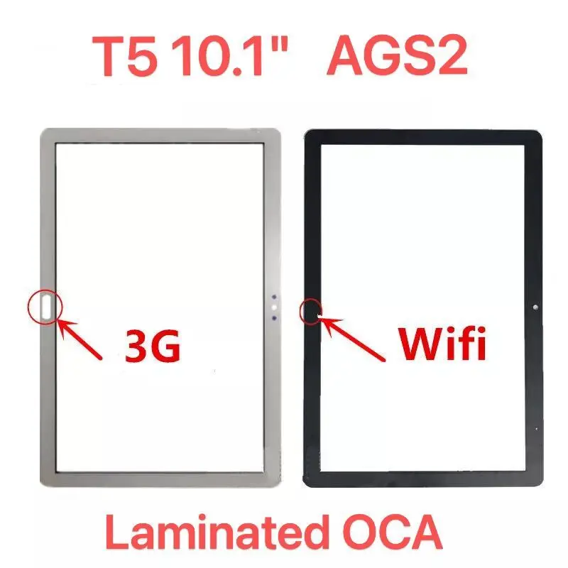 

Glass + OCA 10.1" For Huawei MediaPad T5-10 AGS2-L09 AGS2-W09 AGS2-L03 AGS2-W19 Touch Screen Front Cover Lens Panel Replacement