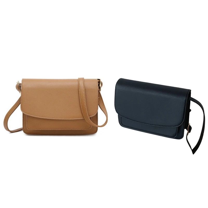 

ASDS-Retro Single Shoulder Messenger All-Match Small Square Bag Solid Color Casual Female Bag