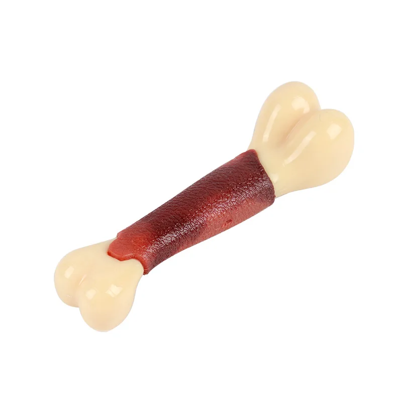 

The New Pet Dog Toy Molar Teeth Cleansing Beef Flavor Simulation Bones Wear-resistant and Bite-resistant Dog Chew Toys