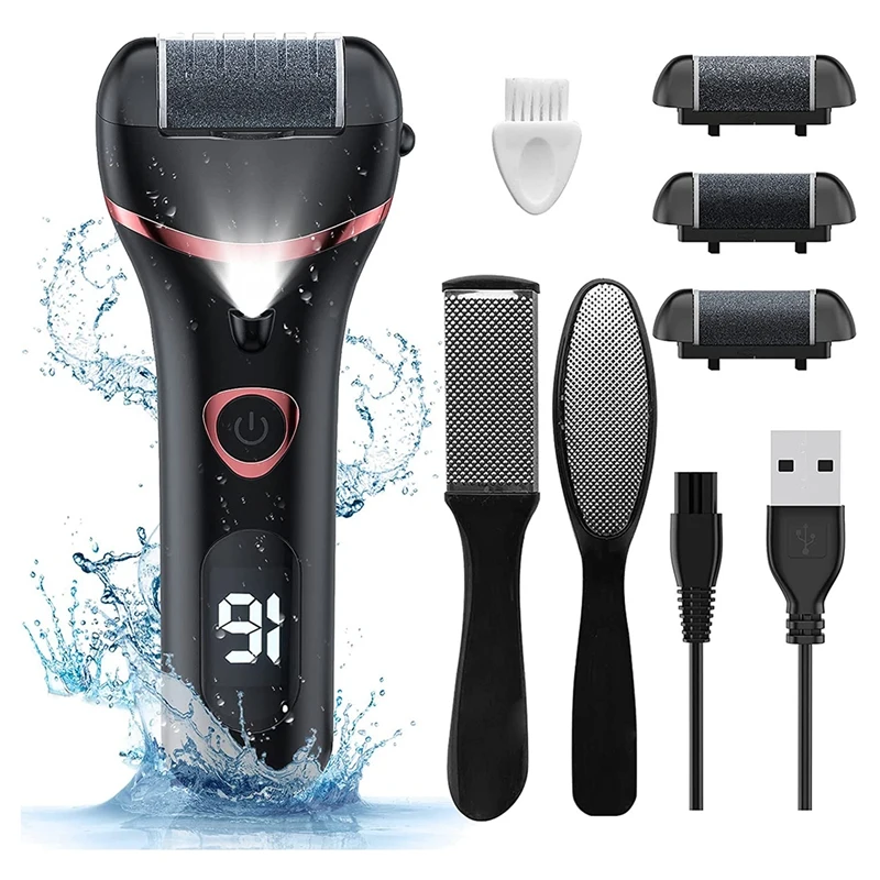 

Electric Foot File USB Rechargeable Waterproof Hard Skin Remover Foot,Foot Files For Hard Skin And Dead Skin