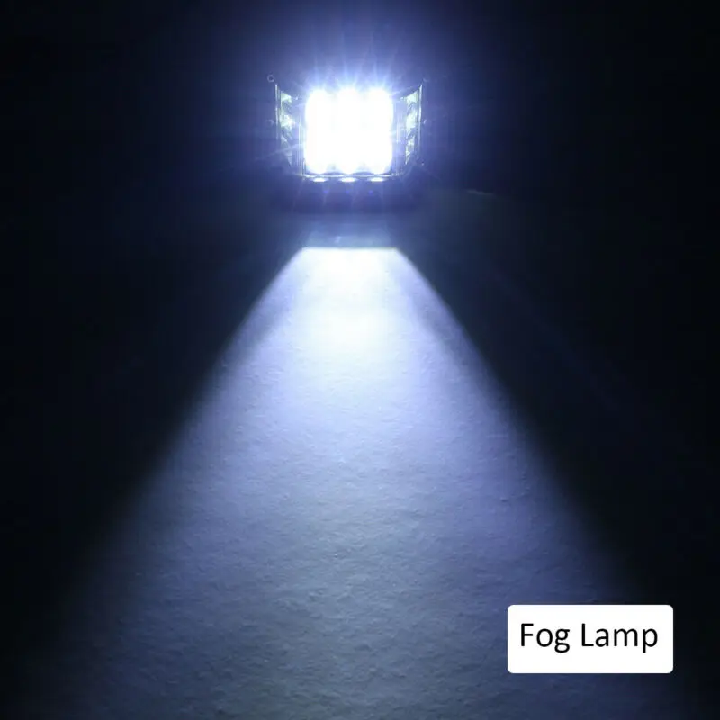 

DC 9-30V LED Work Light For Jeep Horizontal Beam Lamp Pickup Pods Combo