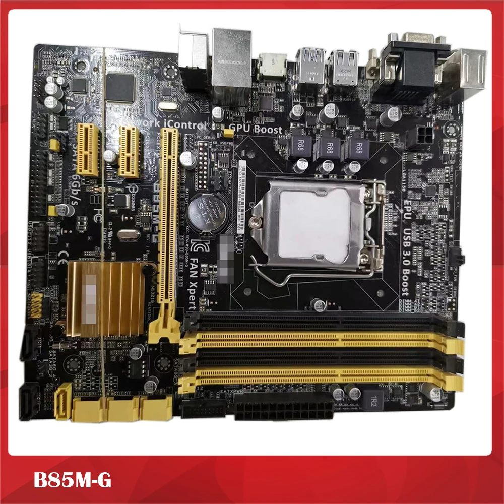 Server Motherboard For Supermicro For B85M-G B85 LGA1150 Support I3 I5 I7 Test Before Shipment
