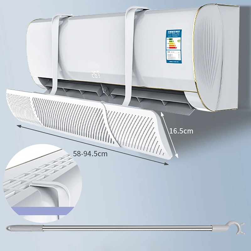 Купить Отверстие для ветрового стекла кондиционера, противоударный висячий выдвижной дефлектор для ветрового стекла, кондиционера Pаспродажа Отверстие для ветрового стекла кондиционера, противоударный висячий выдвижной дефлектор для ветрового стекла, кондиционера