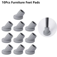 10pcs rubber inclined chair leg covers mats wear resistance non skid noise reduction furniture feet pads floor protectors