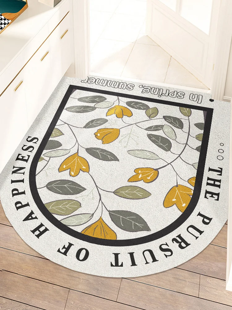 

Door silk ring household porch mat anti-skid and dirt resistant can be cut into the door carpet