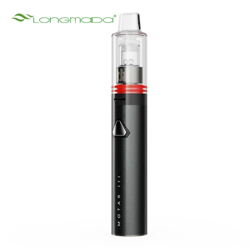 

Original Longmada Motar III Wax Vape Pen 1700mah Battery With Quarzt Coil Bald Atomizer Temperature Control Rechargeable Battery