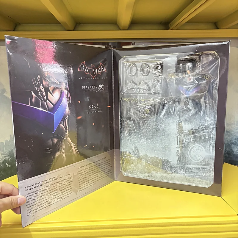 Фото Play Arts Marvel Фигурка Бэтмена Темный рыцарь Ночное крыло ПВХ Фигурки Коллекционная фигурка Модель игрушки Подарки на день рождения №3