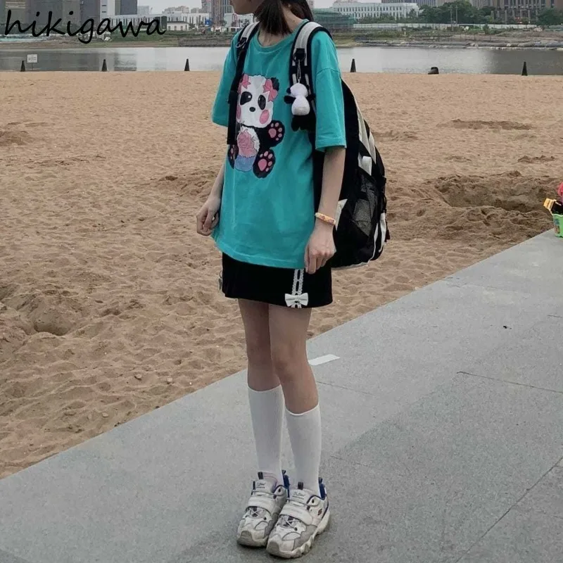 Кружевные милые шорты с бантом для женщин новинка 2024 японские черные модные