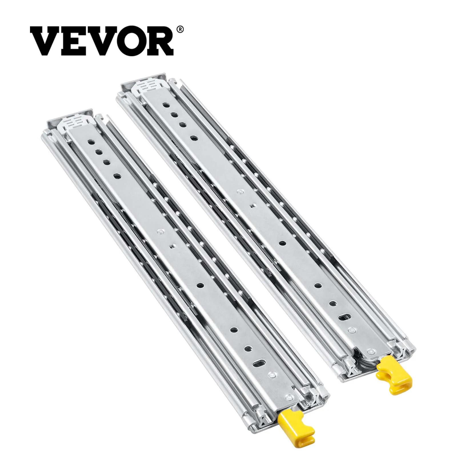 

VEVOR Drawer Slides with Lock Drawer Slide 30\" Ball Bear 500lb Full Extension Heavy Duty Drawer Runners