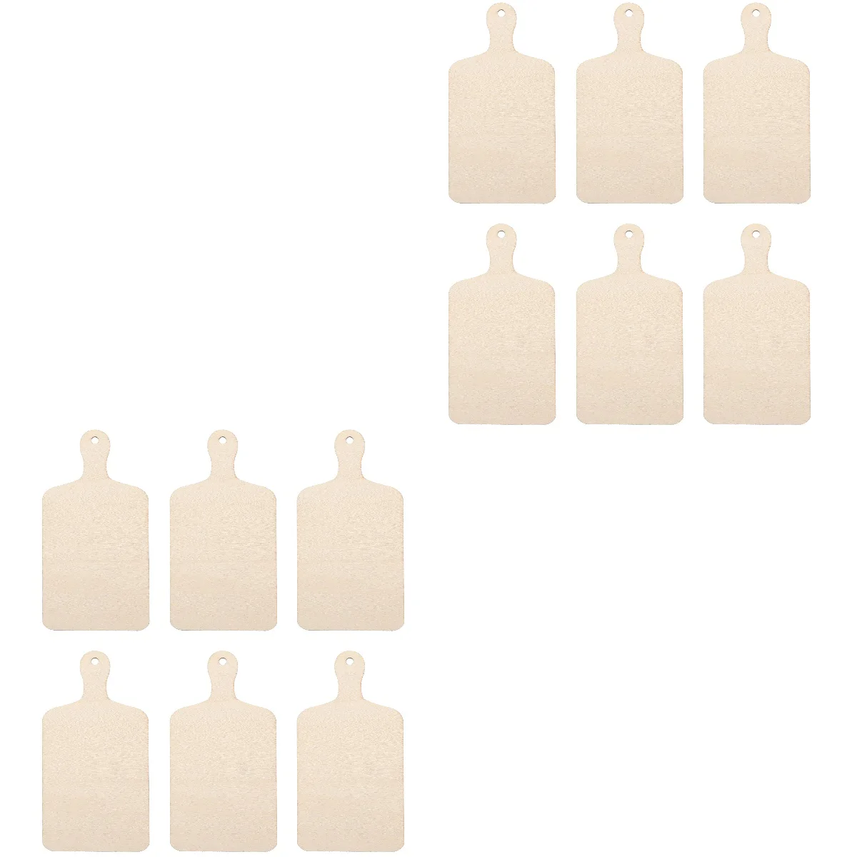 

Board Mini Cutting Wood Wooden Boards Crafts Charcuterie Cheese Chopping Serving Handle Bread Paddle Unfinished Set Block