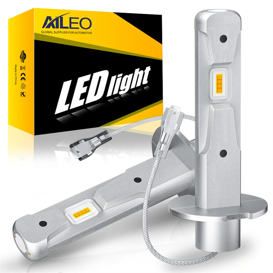

AILEO H3 Светодиодные противотуманные фары, комплект из 2 предметов, 200 Вт, 3000 К, желто-оранжевый, цветовая температура