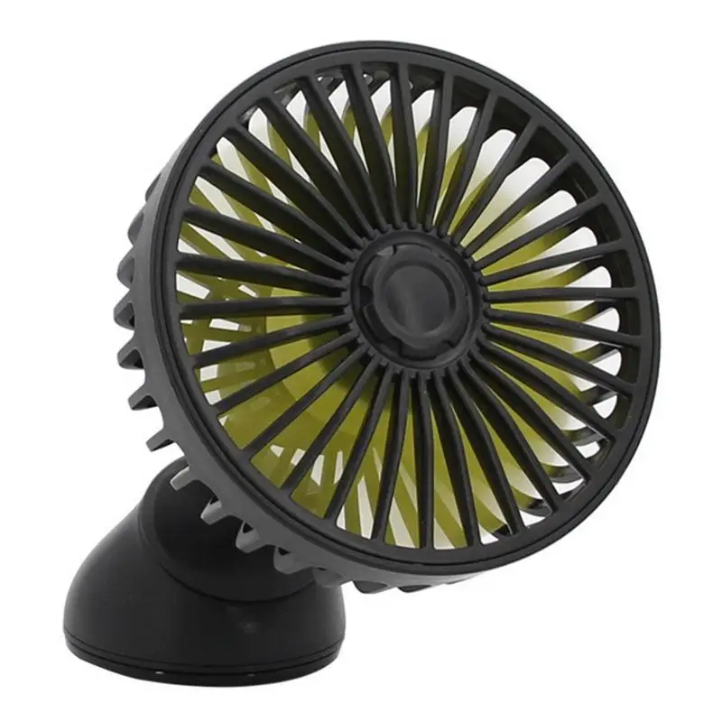 

Автомобильный Вентилятор, автомобильный и кухонный вентилятор с присоской, многоугольный регулируемый вентилятор с функцией очистки воздуха, 3 режима управления скоростью, тихий