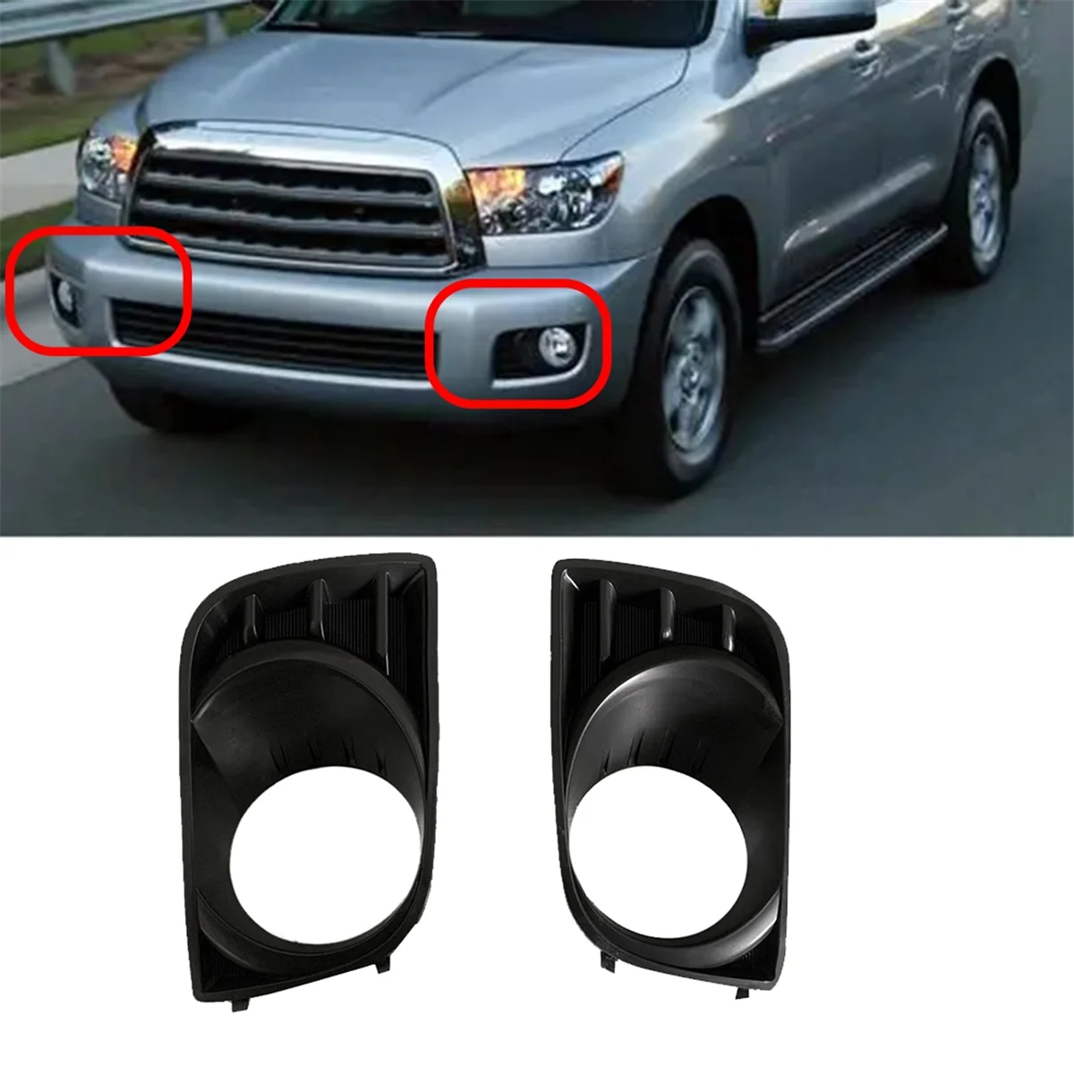 1 пара противотуманных фар для переднего бампера автомобиля обшивка ободка