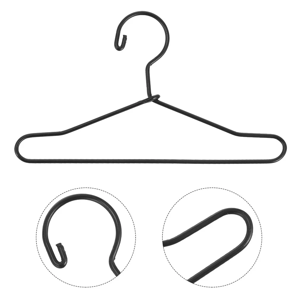 

20pcs Clothes Hangers Miniature Clothes Hangers Mini House Clothes Hangers