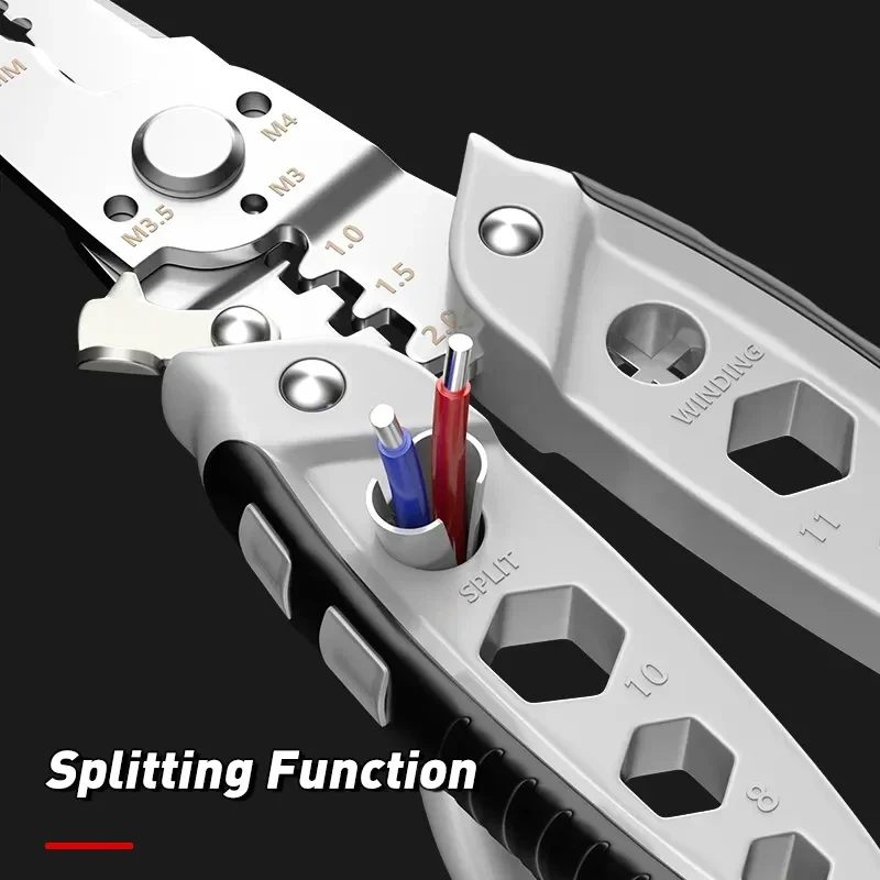 Многофункциональные плоскогубцы для зачистки проводов 16 в 1 электрик клеммы