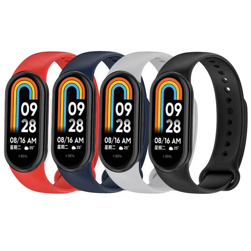 

Ремешок спортивный из ТПУ для Mi Band 8, быстросъемный сменный Браслет для смарт-часов, запасные части для Mi Band 8