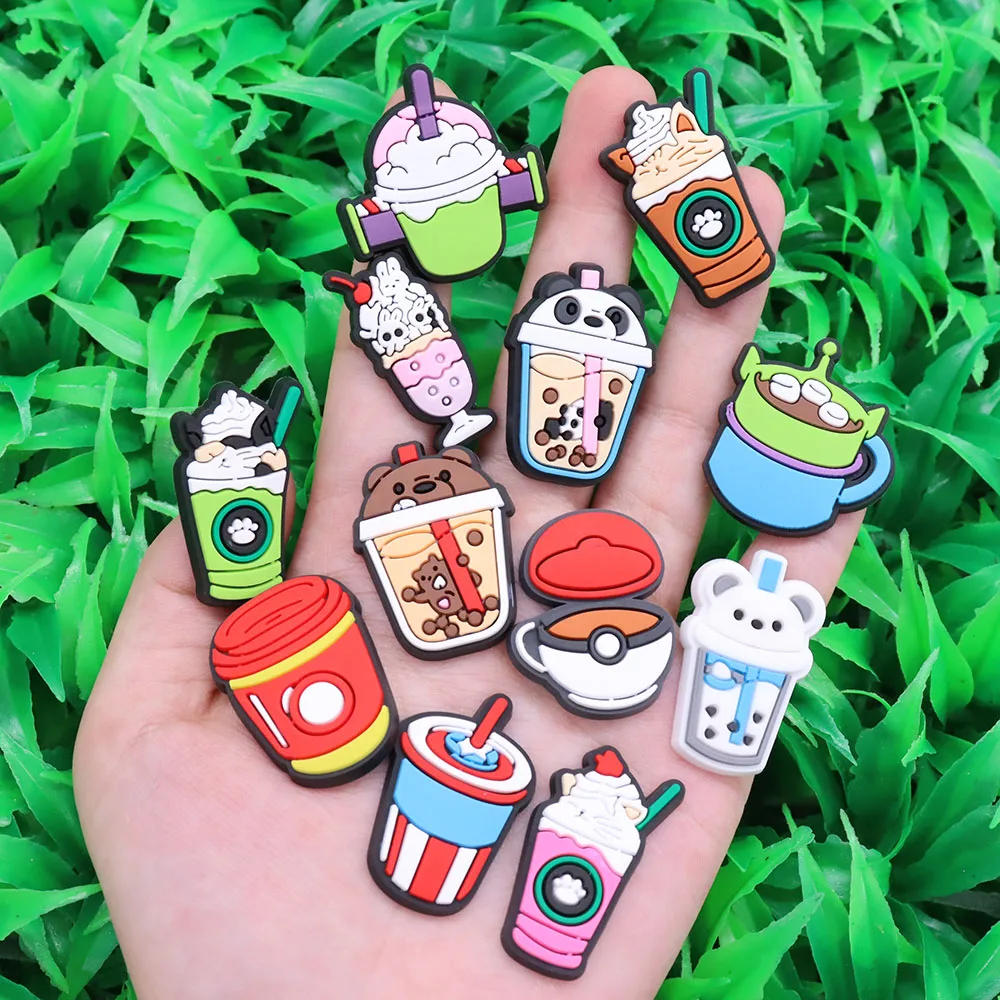 

Оптовая продажа, 50 шт., украшения для сада и обуви из ПВХ