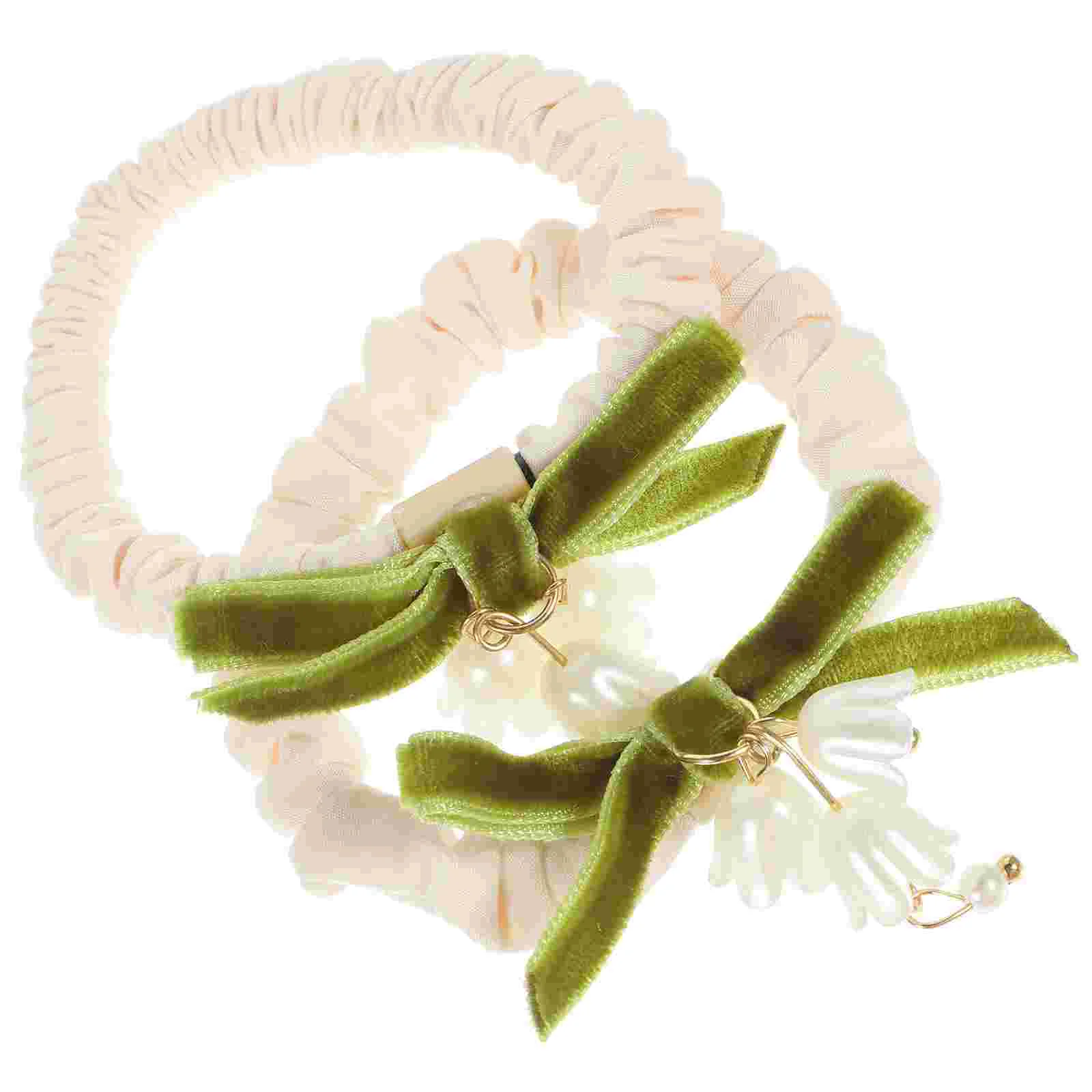 2 шт. резинка для волос с цветком лилии девочек веревки милые пластиковые