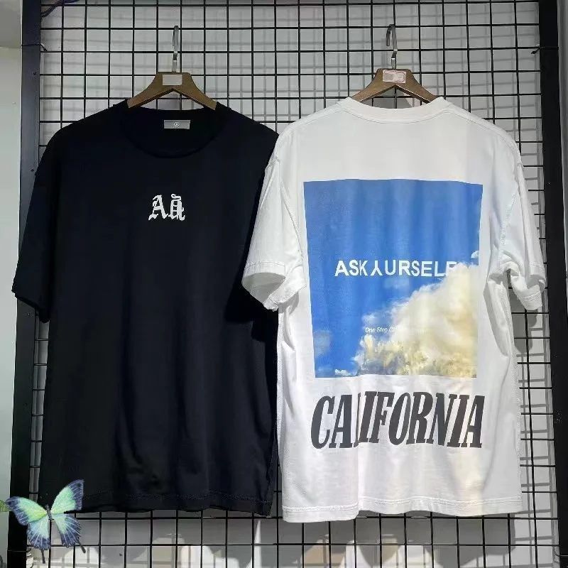 

Футболка с принтом неба на спине для мужчин и женщин