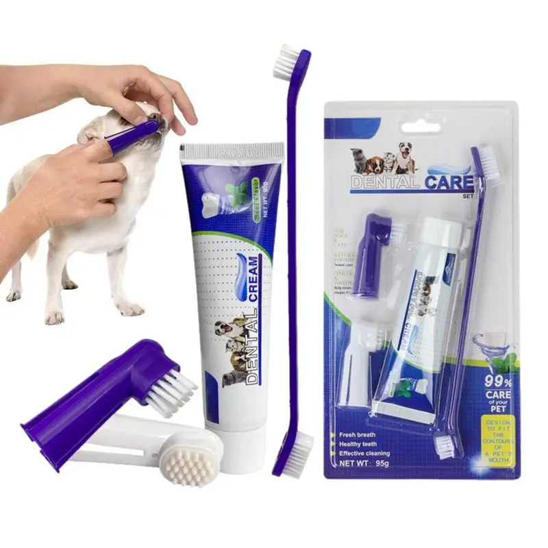 

Cat Toothbrush Puppy Kitten Tooth Brushing Essentials Pet Store Hospital Shelter Teeth Care Kit For Fresh Breath For Puppies