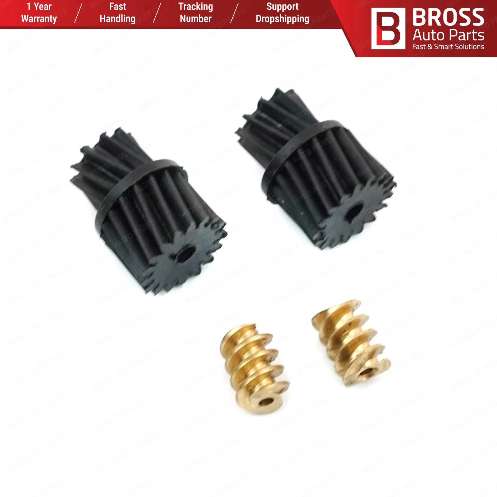 Bross автозапчасти BDP644 1 2 комплекта замок двери защелка привода Cog ремонтные