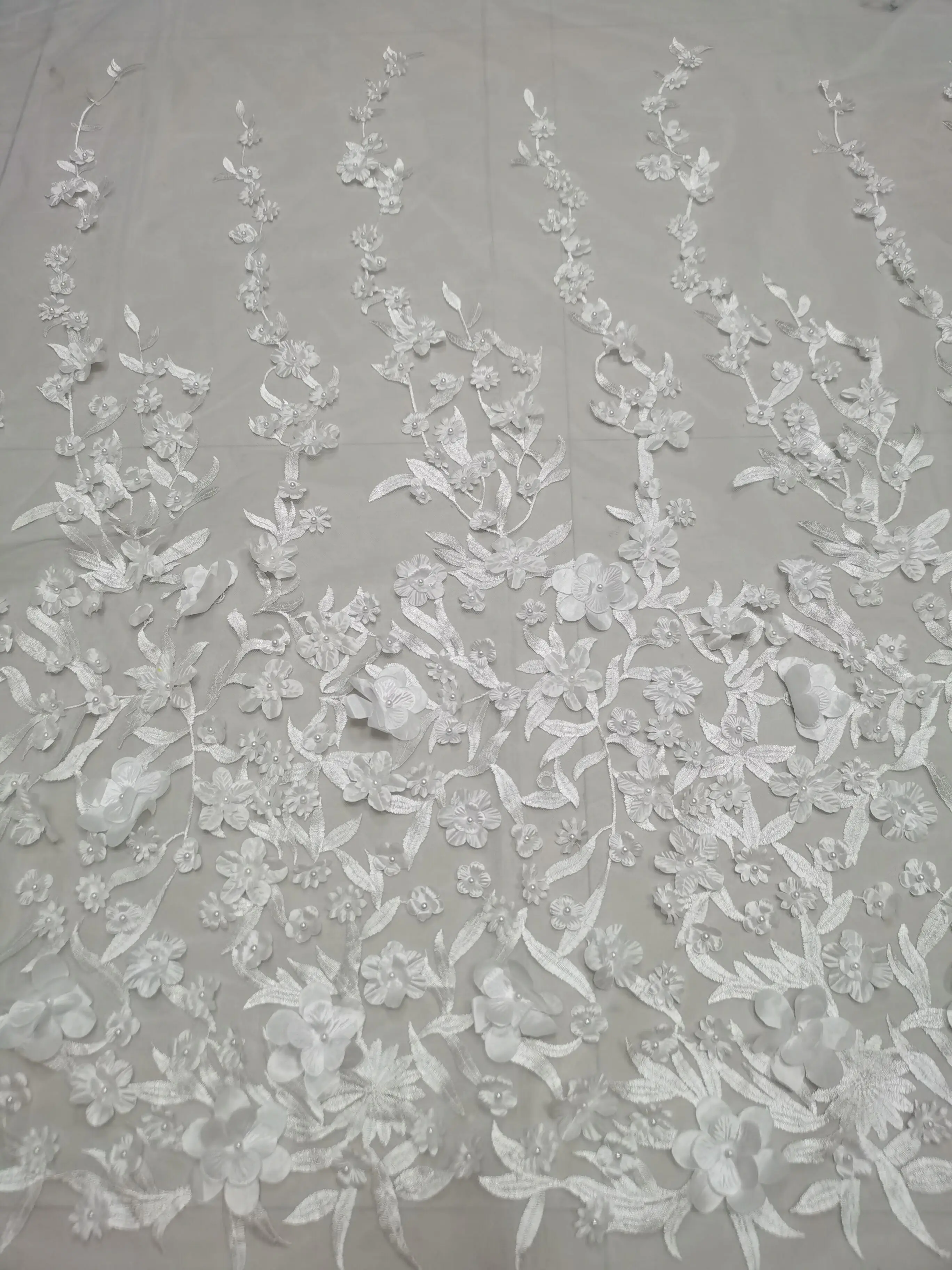 3D французское Тюлевое кружево африканская кружевная ткань женское