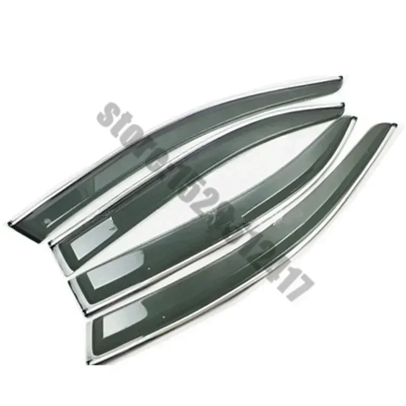 Фото Для Nissan QASHQAI J10 J11 2008 2009 2010 ~ 2020 оконный козырек, вентиляционный козырек от дождя, защита от солнца, дефлектор, навесы, чехлы, Стайлинг №1