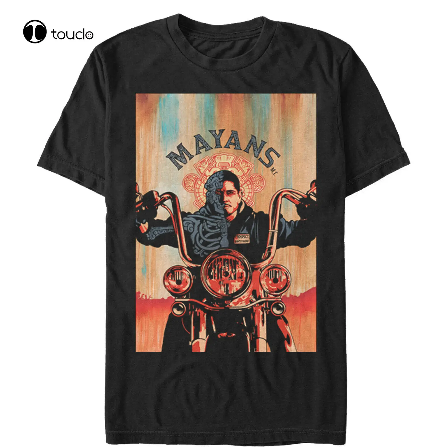 

Mayans M.C. Ez Biker акварельный постер футболка под заказ Aldult Teen унисекс цифровая печать футболка женская