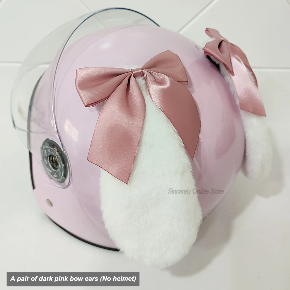 

2 шт. новый мотоциклетный шлем, украшения, уши, милые заячьи уши, наклейки на шлем для мотокросса, женский детский декор, аксессуар для косплея