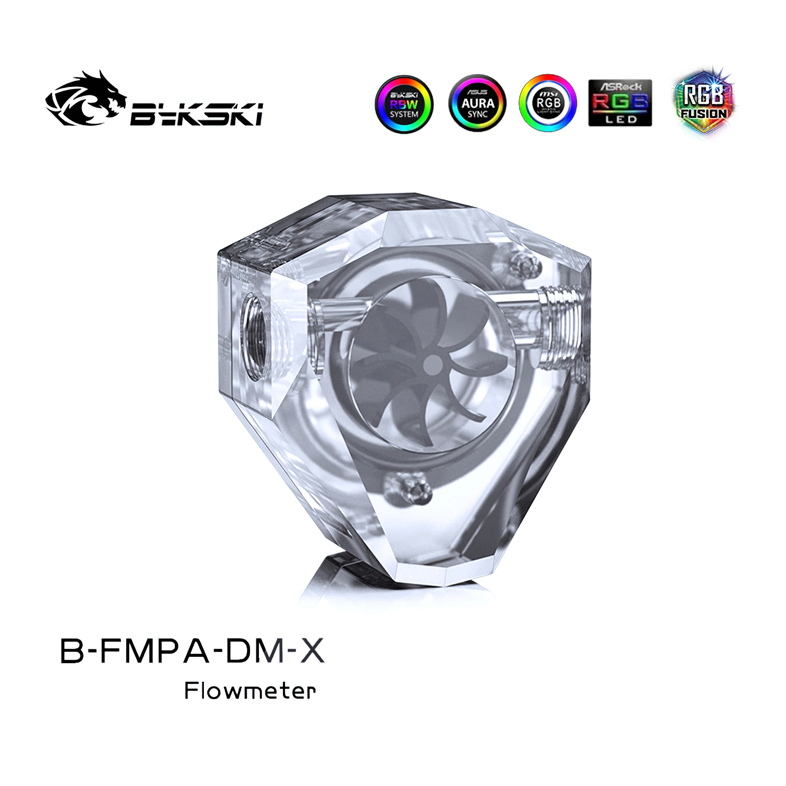 Расходомер воды Bykski G1/4 RGB B-FMPA-DM-X | Компьютеры и офис