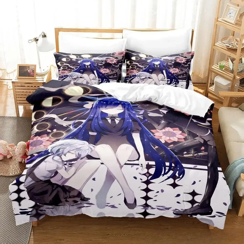 Комплект постельного белья с 3D принтом аниме Houseki no Kuni одинарный полный