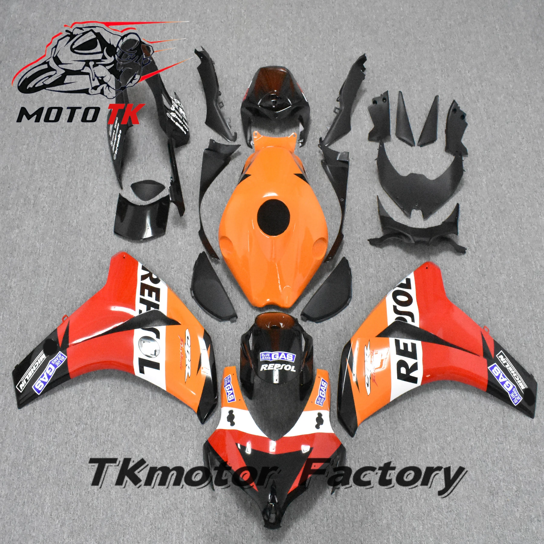 Комплект обтекателя из АБС-пластика для мотоцикла Honda CBR1000RR CBR1000 08 09 10 11 2008 2009 2010 2011