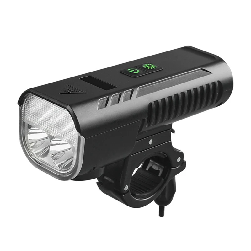 

1 компл. Лампа для верховой езды, умный фонарь с подключением к USB, алюминиевый сплав, водонепроницаемая велосипедная фара