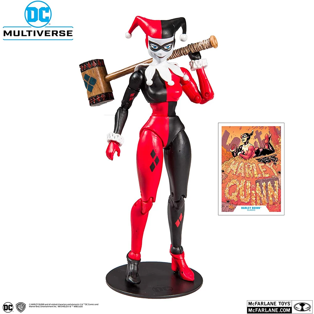 

McFarlane DC Multiverse Batman Harley Quinn Classic Anime Action figures 17cm Collectible figurines In stock Model Toys