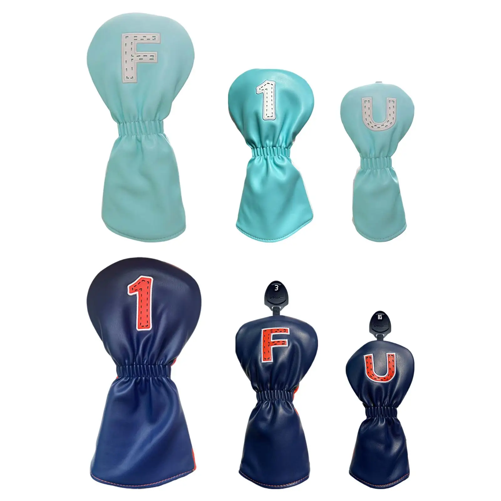 

Golf Club Head Cover Fairway Woods Headcovers Scratch Proof Sleeve Golf Club Headcovers Wedges Golf Wood Covers for Accessories