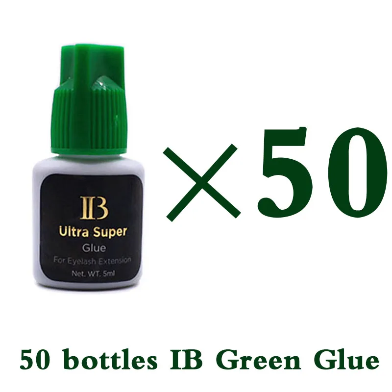 

50 Bottles IBeauty Ultra Super For Eyelash Extension Glue Green Cap Waterproof Lash Adhesive Makeup Tool Fastest Eyes Open Korea