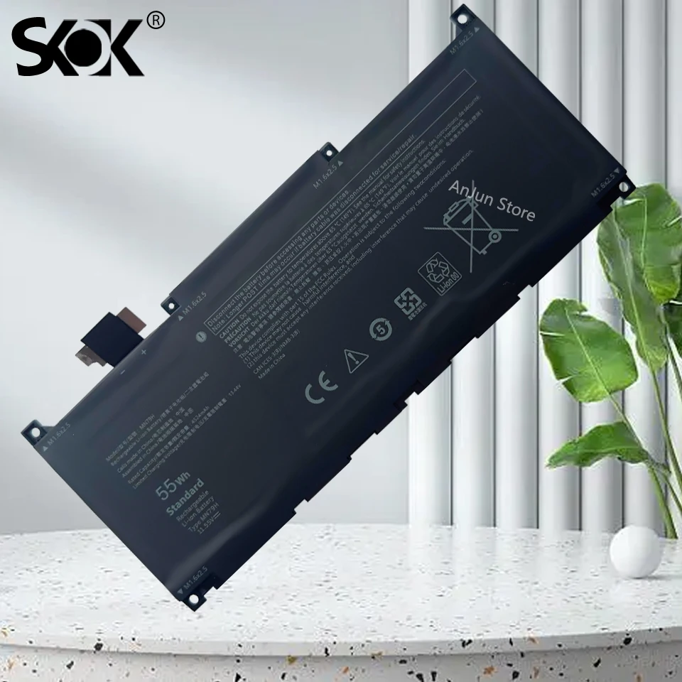 Запасная батарея MN79H для ноутбука Dell XPS 9320 13 Plus 9340 XPS9320-7523BLK-PUS 7585SLV-PUS Series P51G