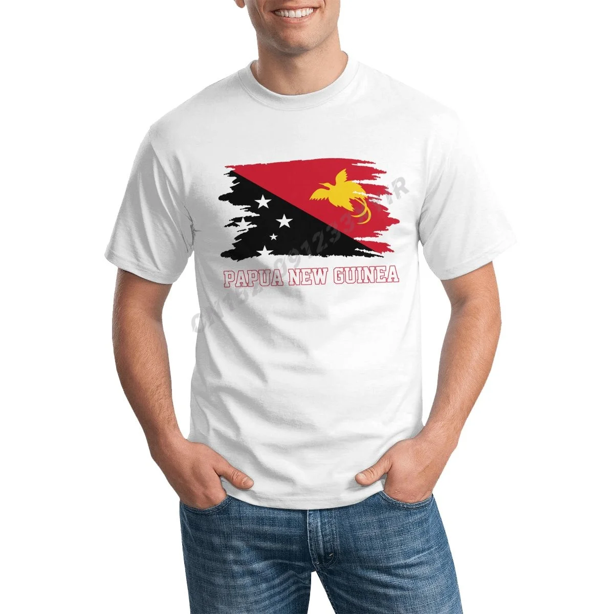 

Men T-shirt Papua New Guinea Flag Cool Fans T Shirt Men's tee 100% Cotton XS-5XL O-neck Tshirt Fashion Short Sleeve