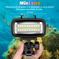 seafrogs wholesale high quality 40meter dving video light for gopro phone sony canon diving case