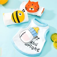 cute cartoon dog vest spring and summer thin section teddy breathable t shirt small dog pet clothes puppy summer clothing