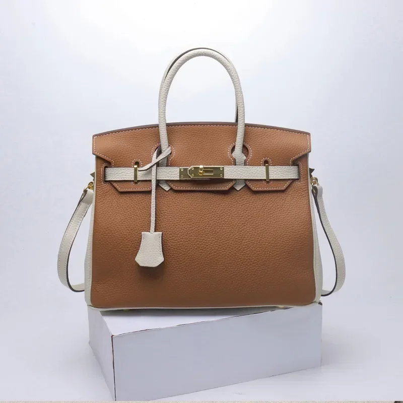 Весна 2021 новая модная кожаная сумка первого слоя из воловьей кожи вместительная